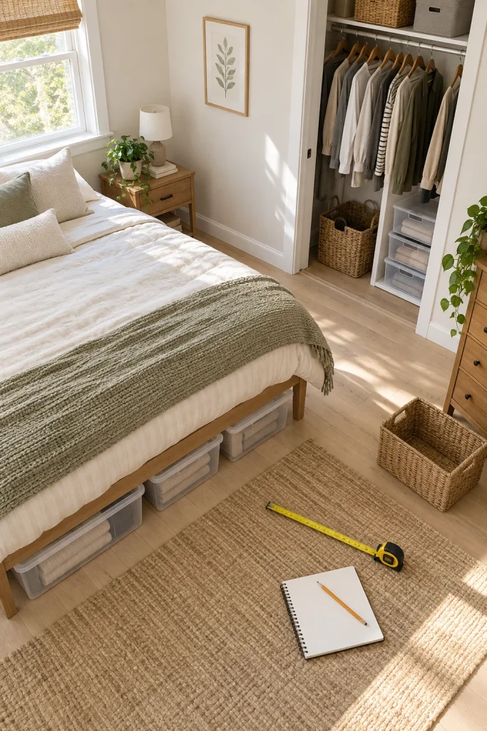 Assess Your Bedroom and Set a Clear Storage Goal