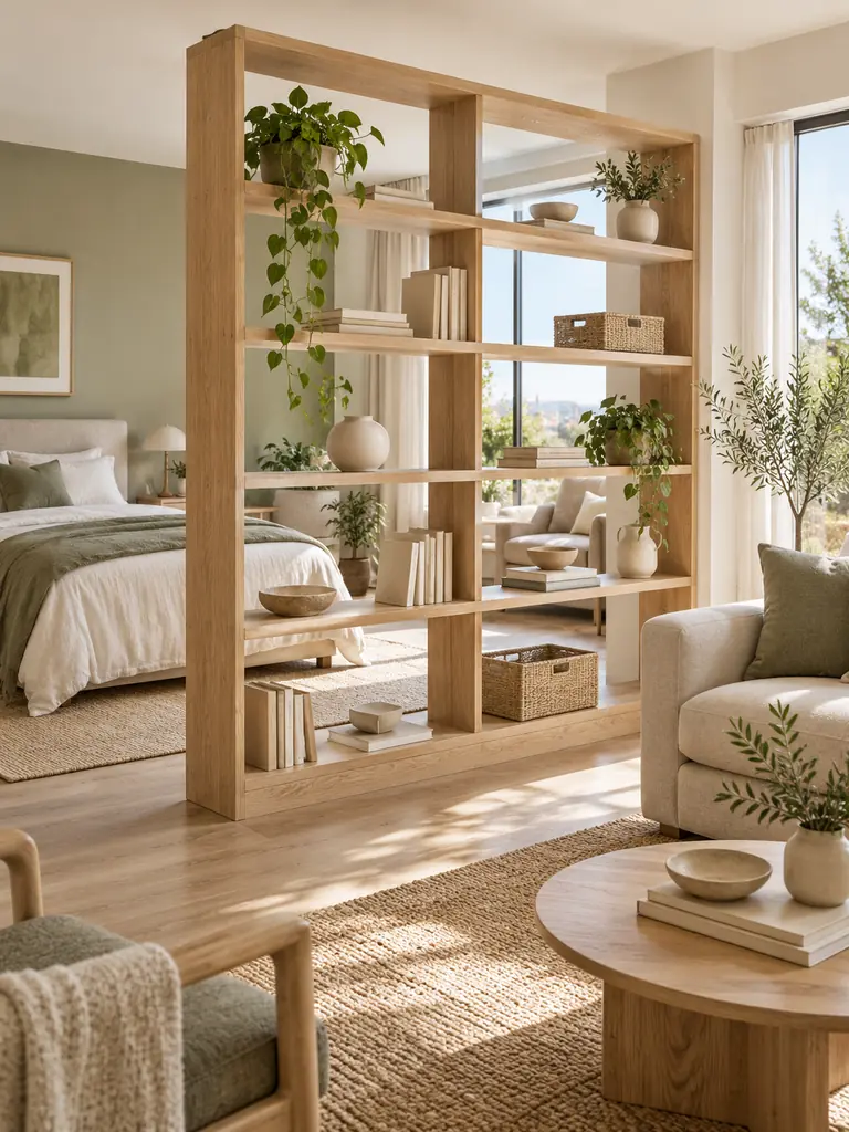 Backless Bookcase Divider