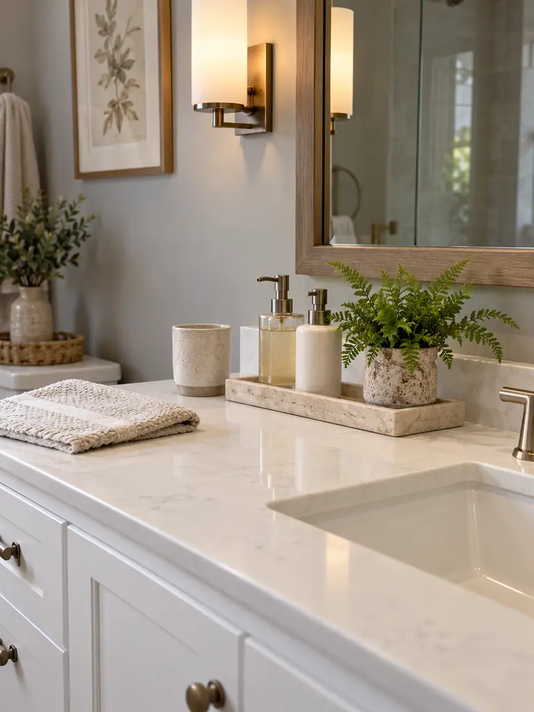 Balanced Vanity Styling