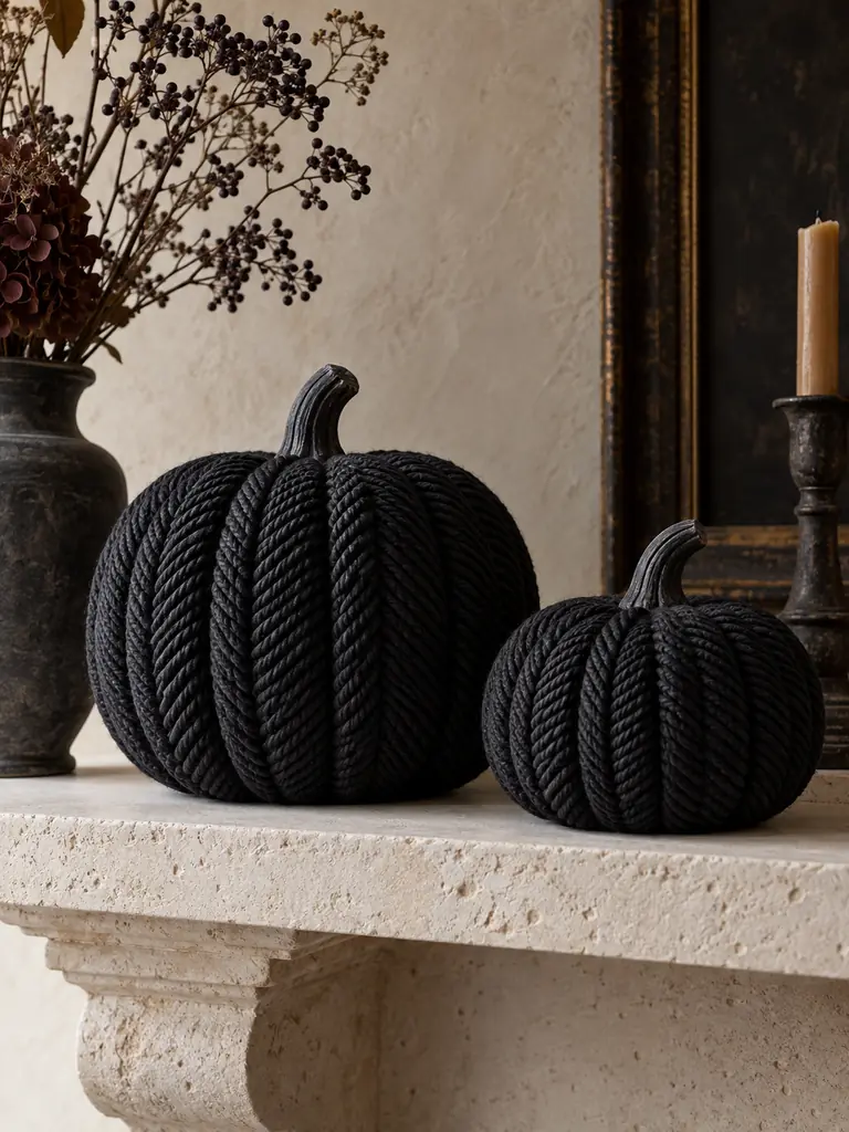 Black Rope Pumpkins