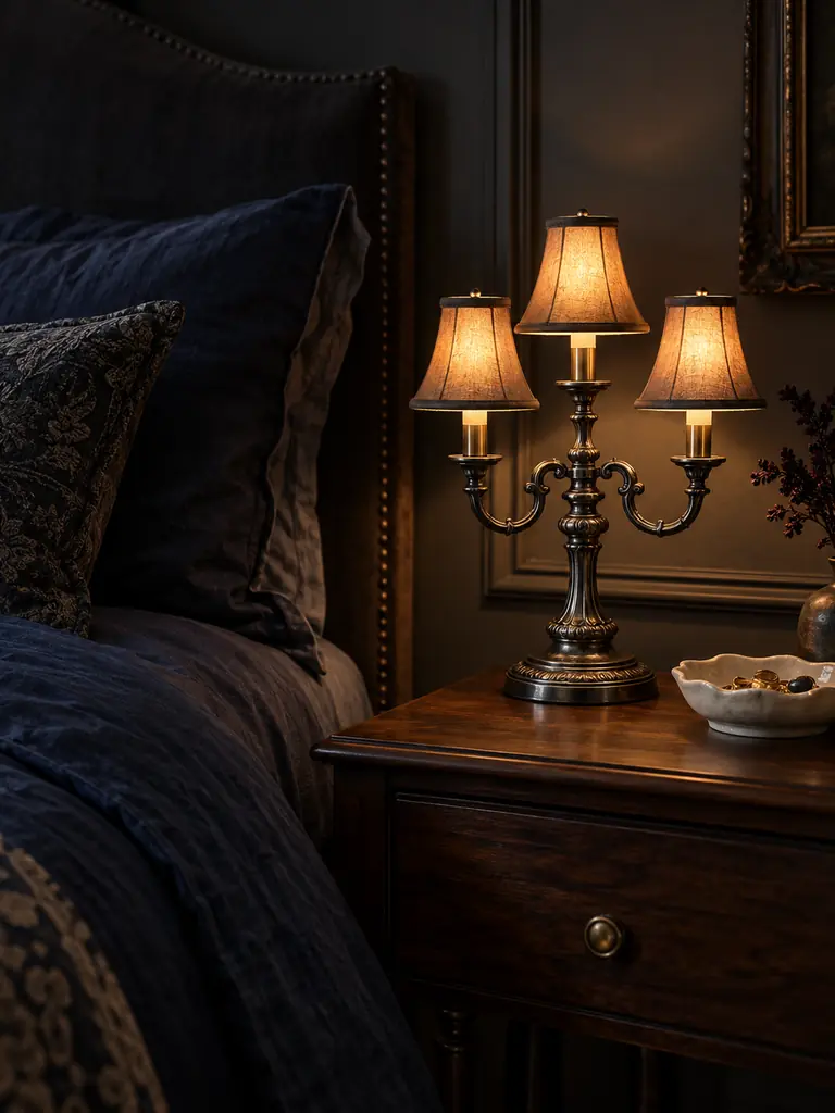 Candelabra Bedside Lamp