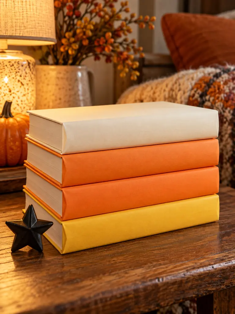 Candy Corn Book Wraps