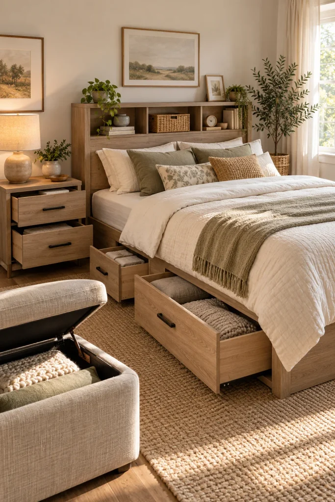Choose Furniture That Provides Hidden Storage