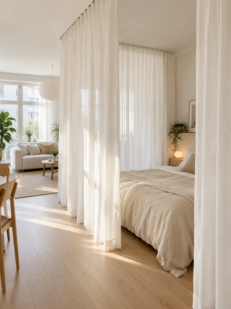 Curtain Bed Divider
