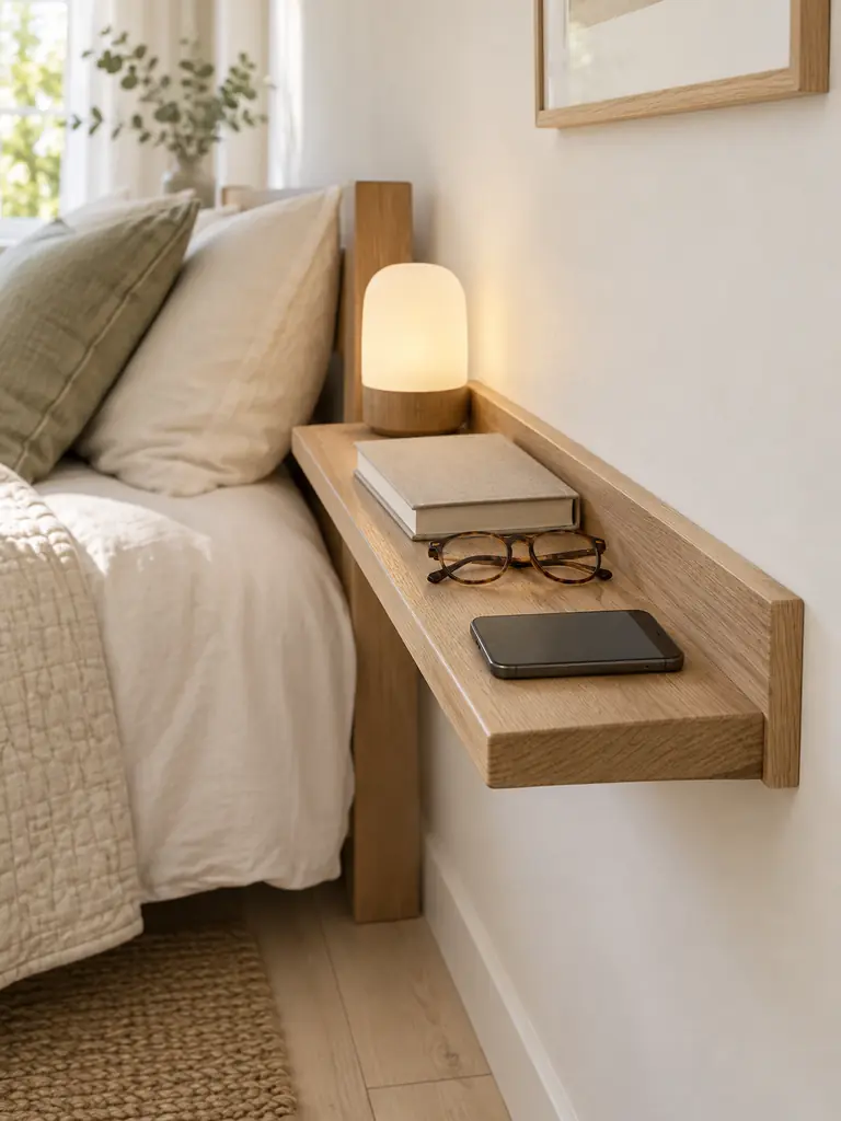 DIY Bedside Ledge