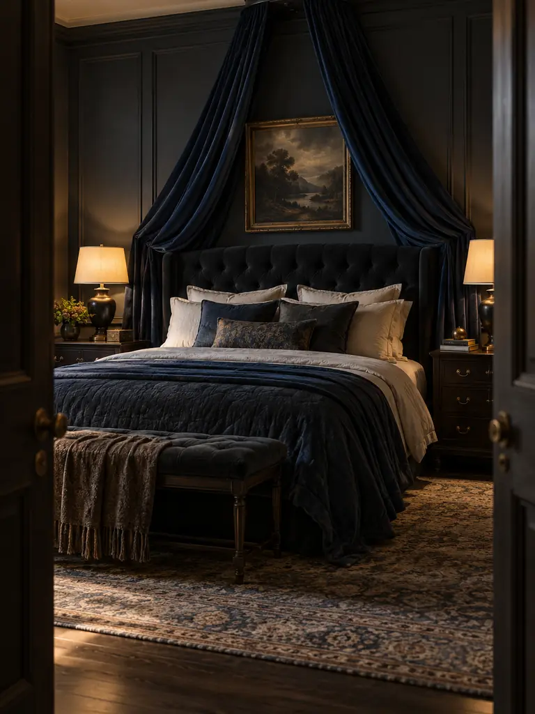 Draped Bed Crown