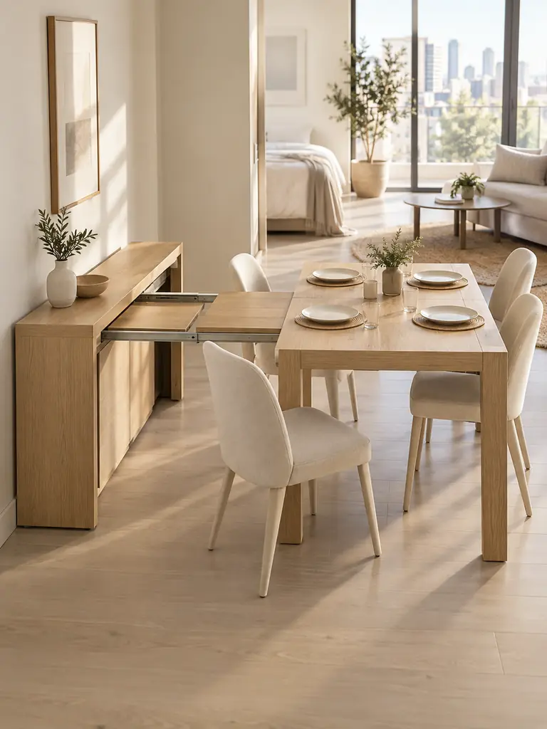 Expandable Console Dining