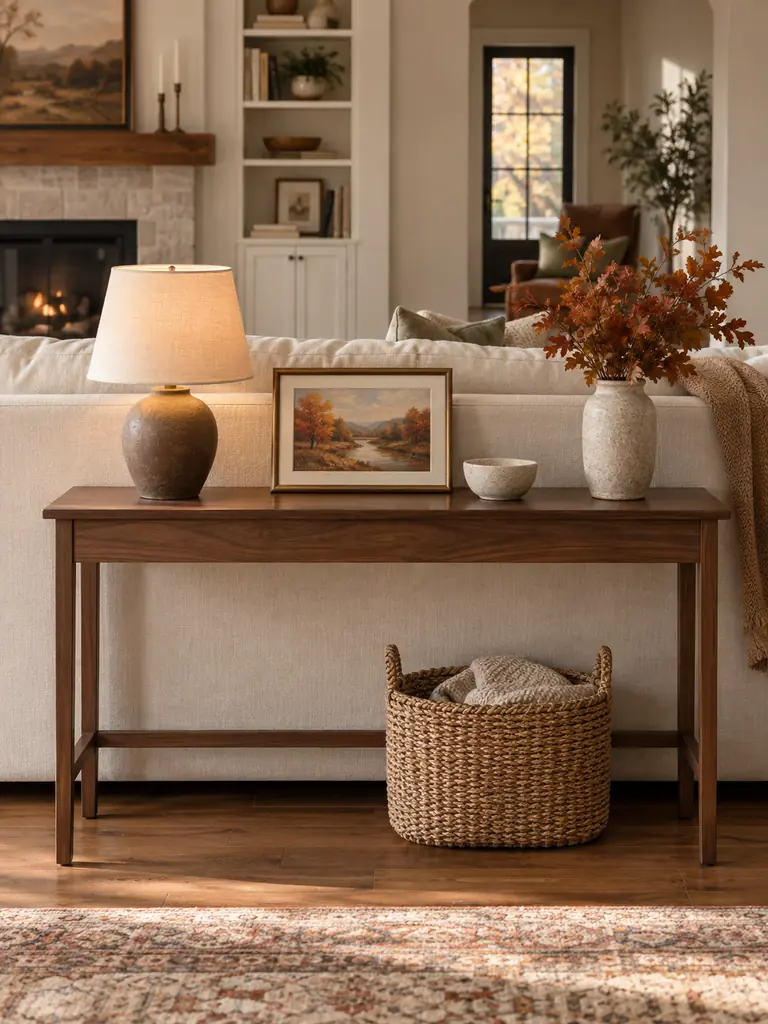 Fall Console Table