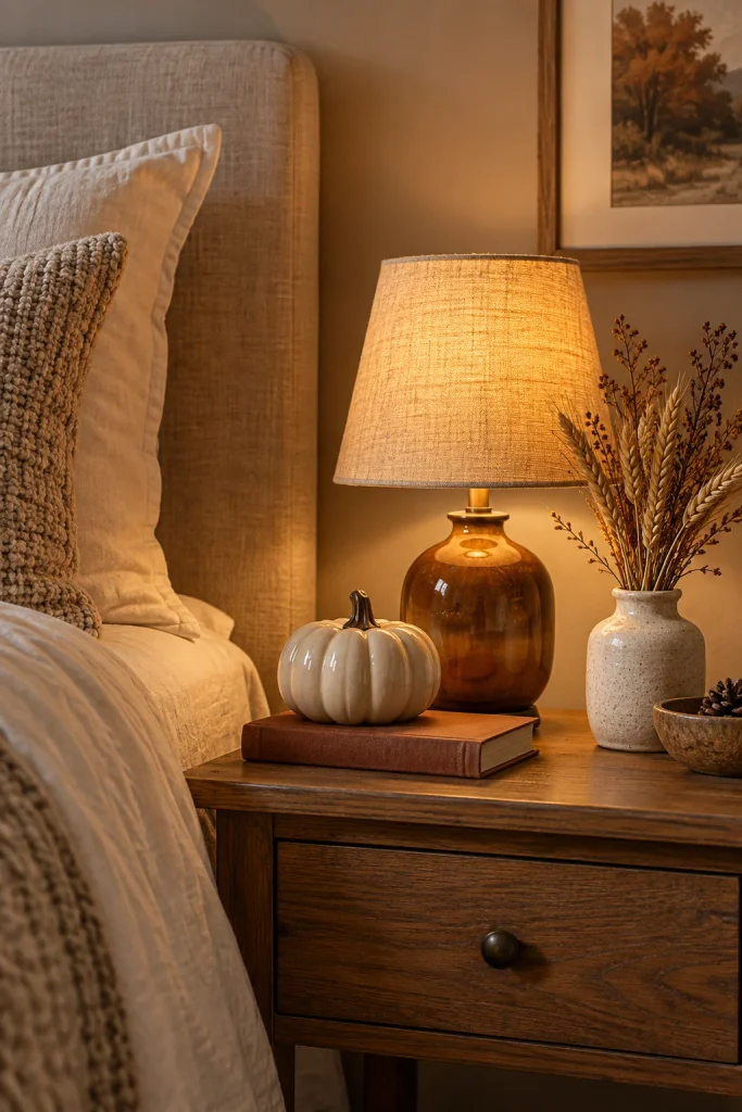 Fall Nightstand Display