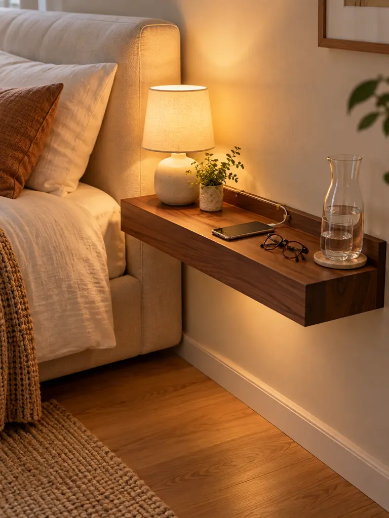 Floating Bedside Ledge