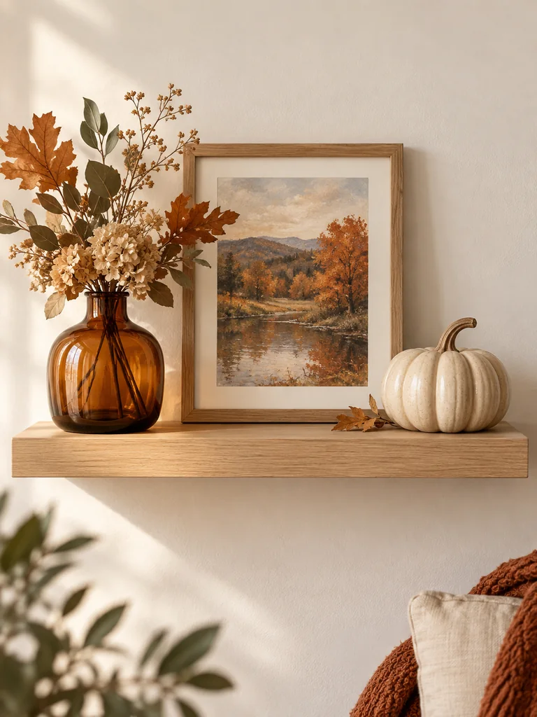 Floating Shelf Vignette