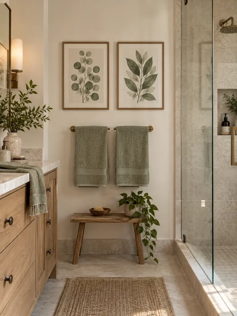 Framed Bathroom Artwork