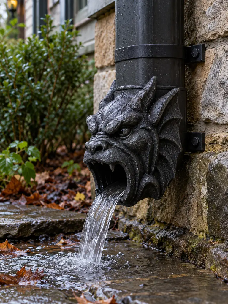 Gargoyle Downspout Guard