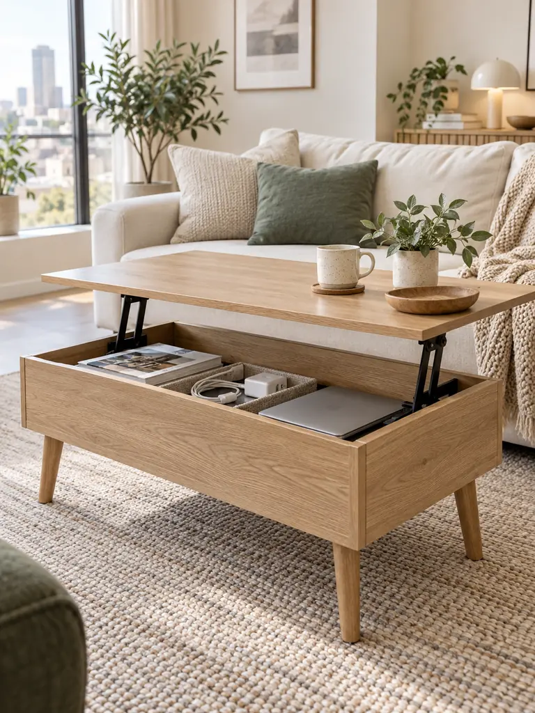 Lift-Top Coffee Table