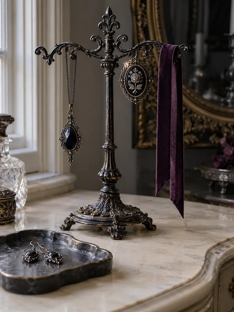 Mourning Jewelry Stand