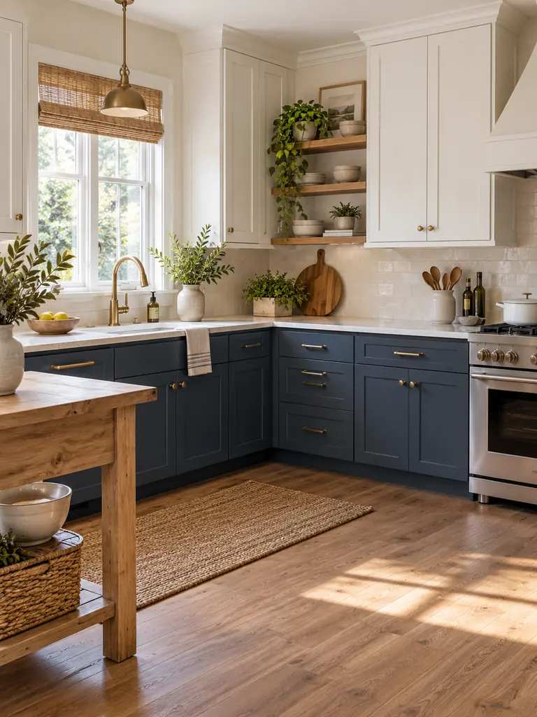 Painted Cabinet Contrast