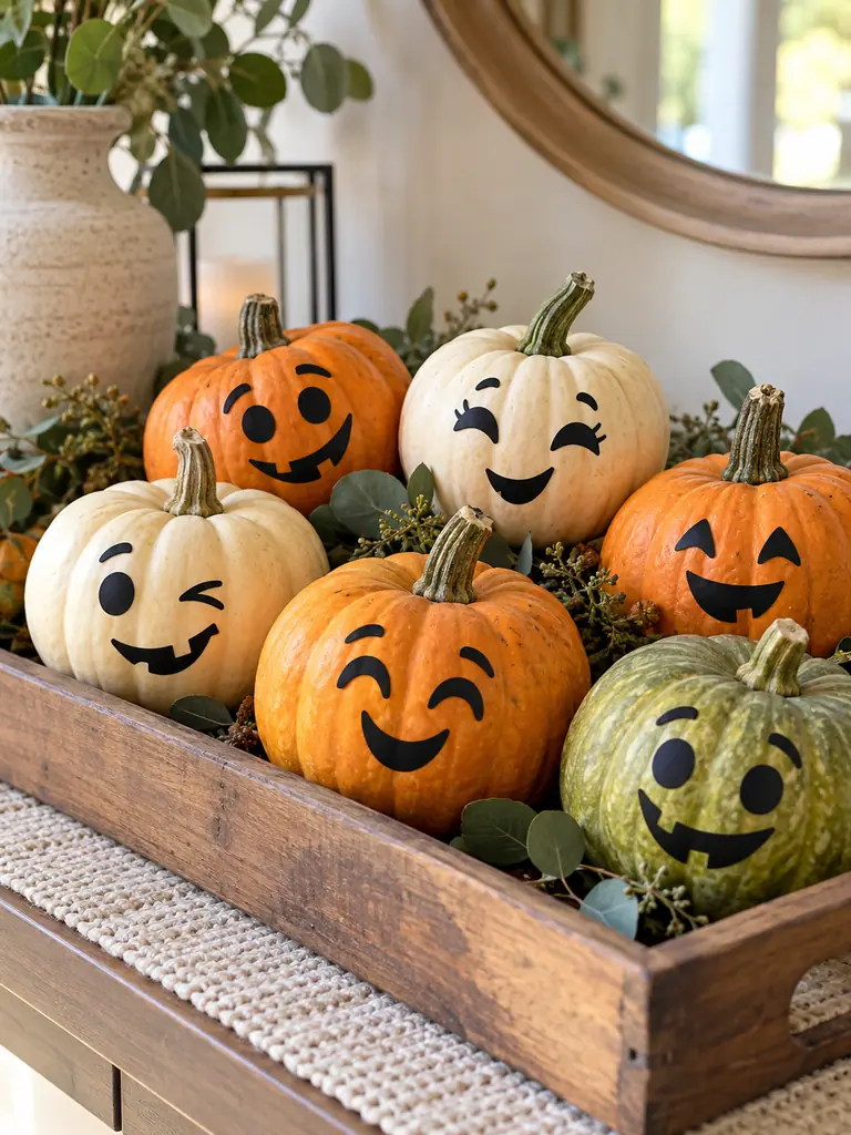 Pumpkin Face Stickers