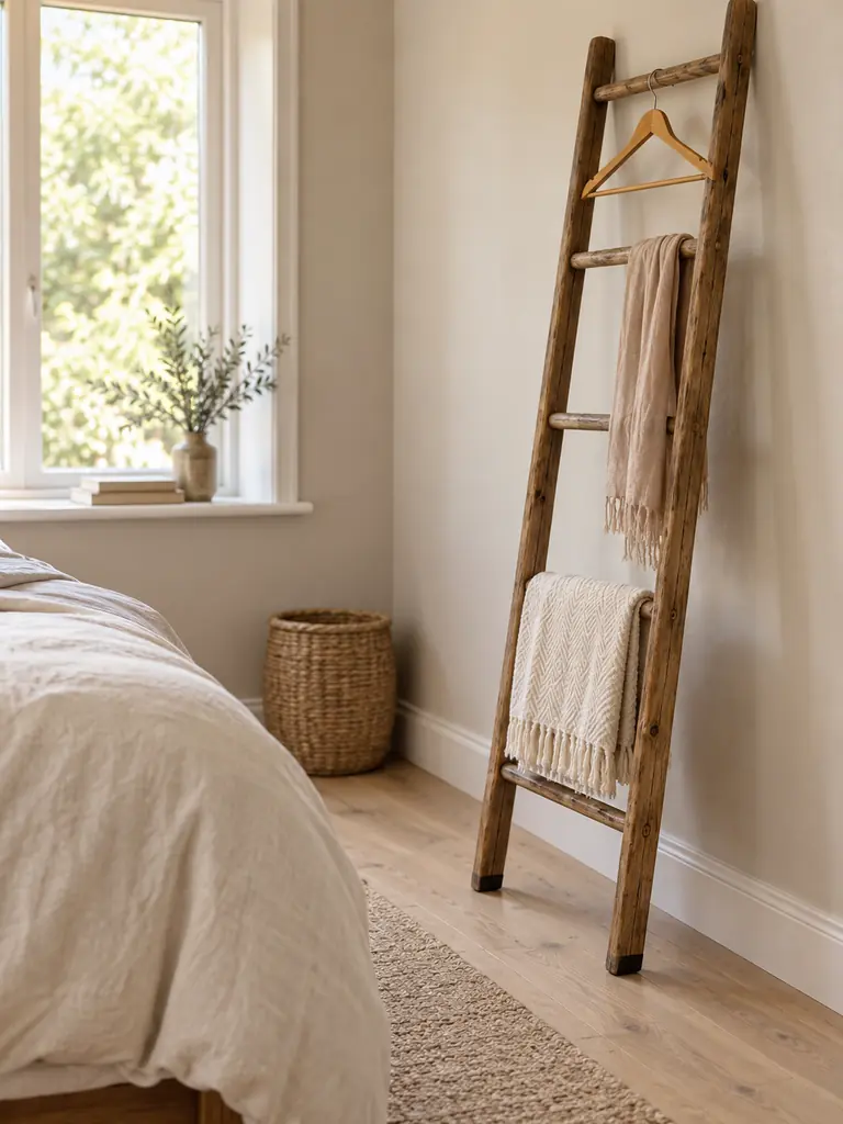 Repurposed Ladder Rack