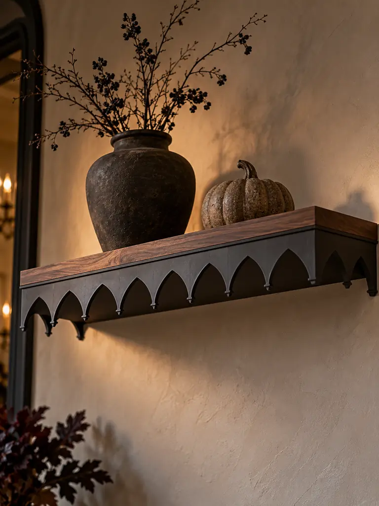 Scalloped Shelf Valance