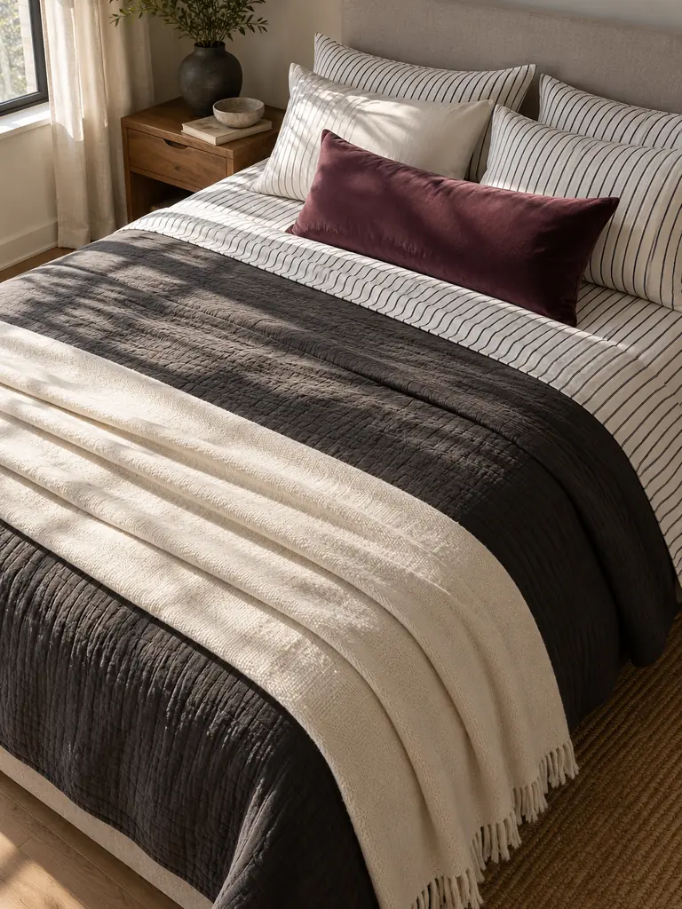Shadow Stripe Bedding