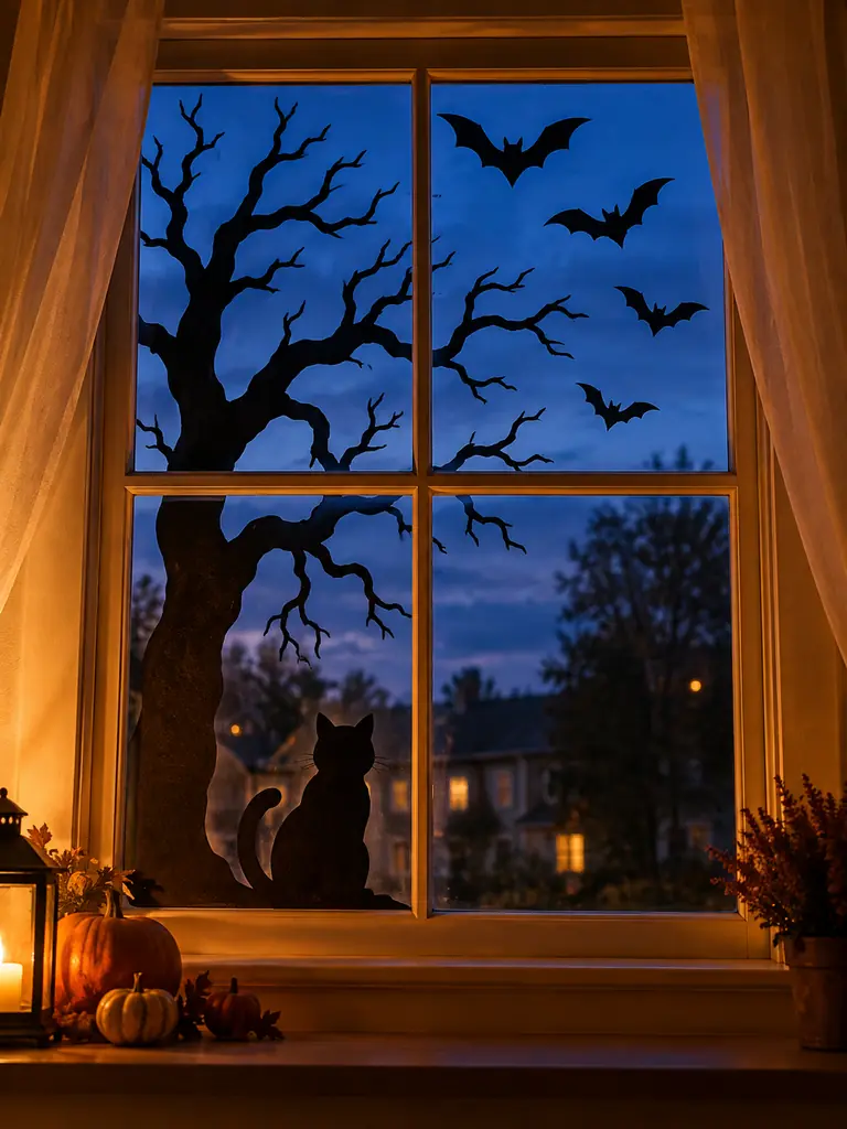 Shadowy Window Silhouettes