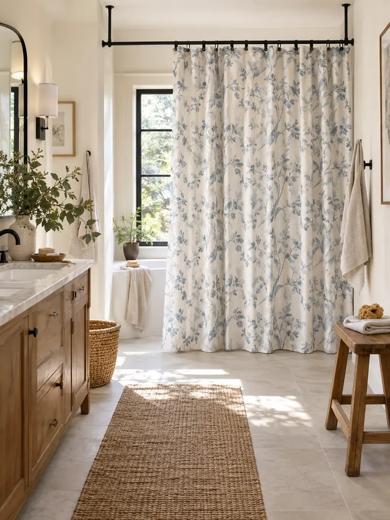 Shower Curtain Focus