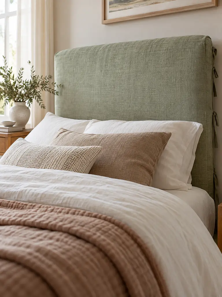Slipcover Headboard Refresh