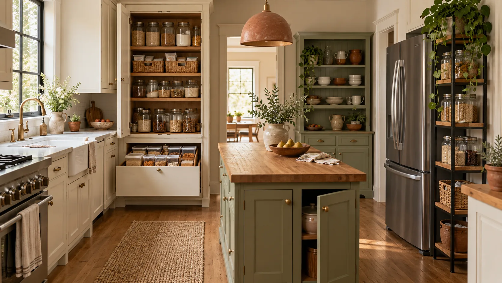 small kitchen ideas without a pantry