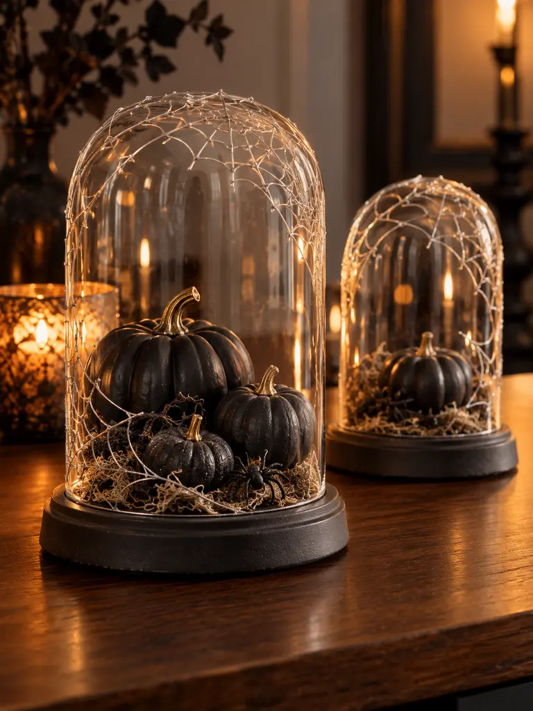 Spiderweb Glass Cloches