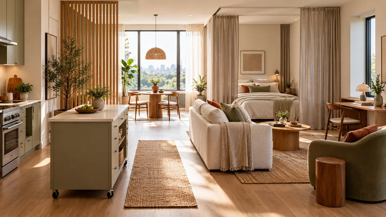 studio apartment layout ideas