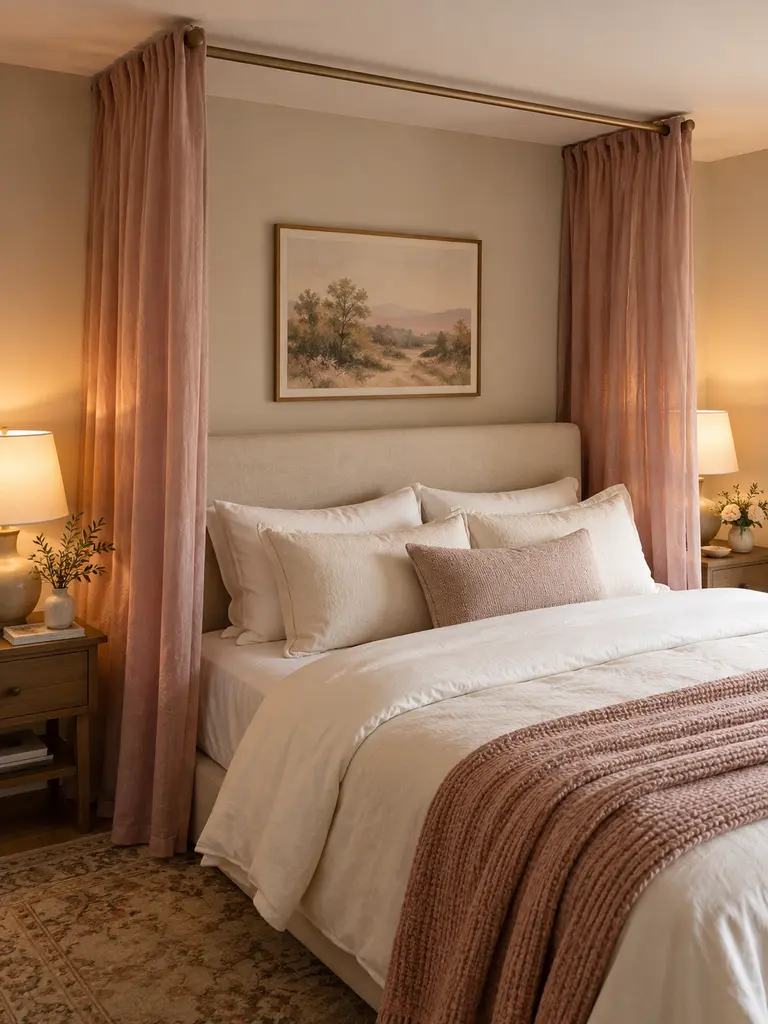 Tension-Rod Bed Crown