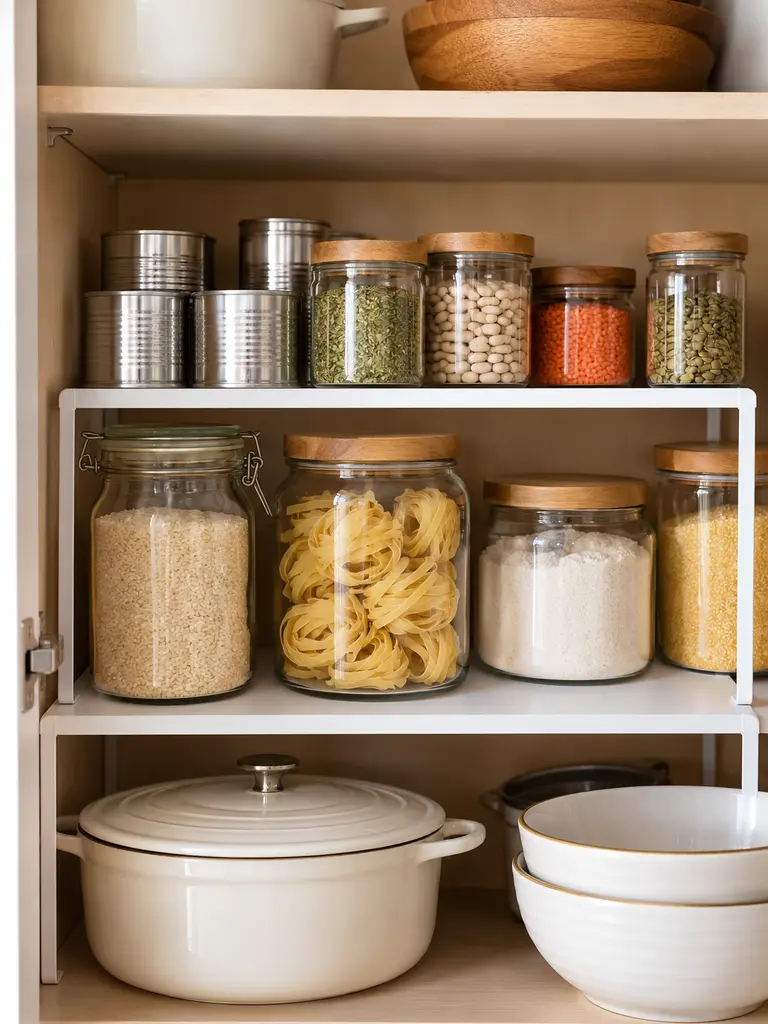 Tiered Cabinet Shelves
