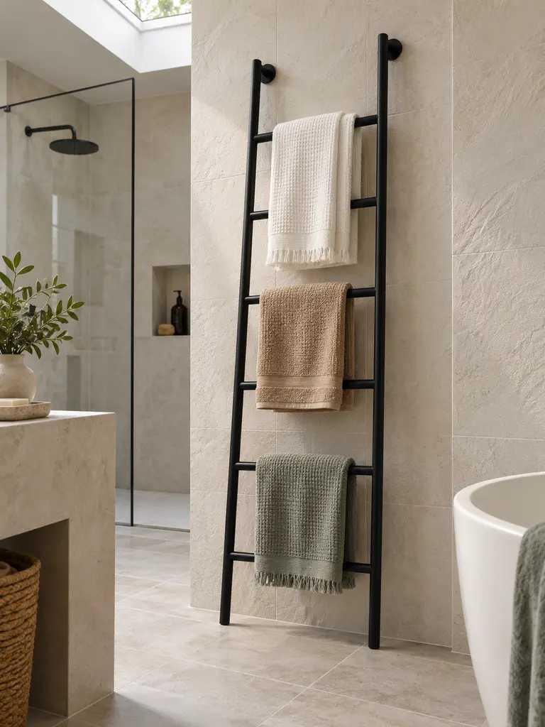 Towel Ladder Storage