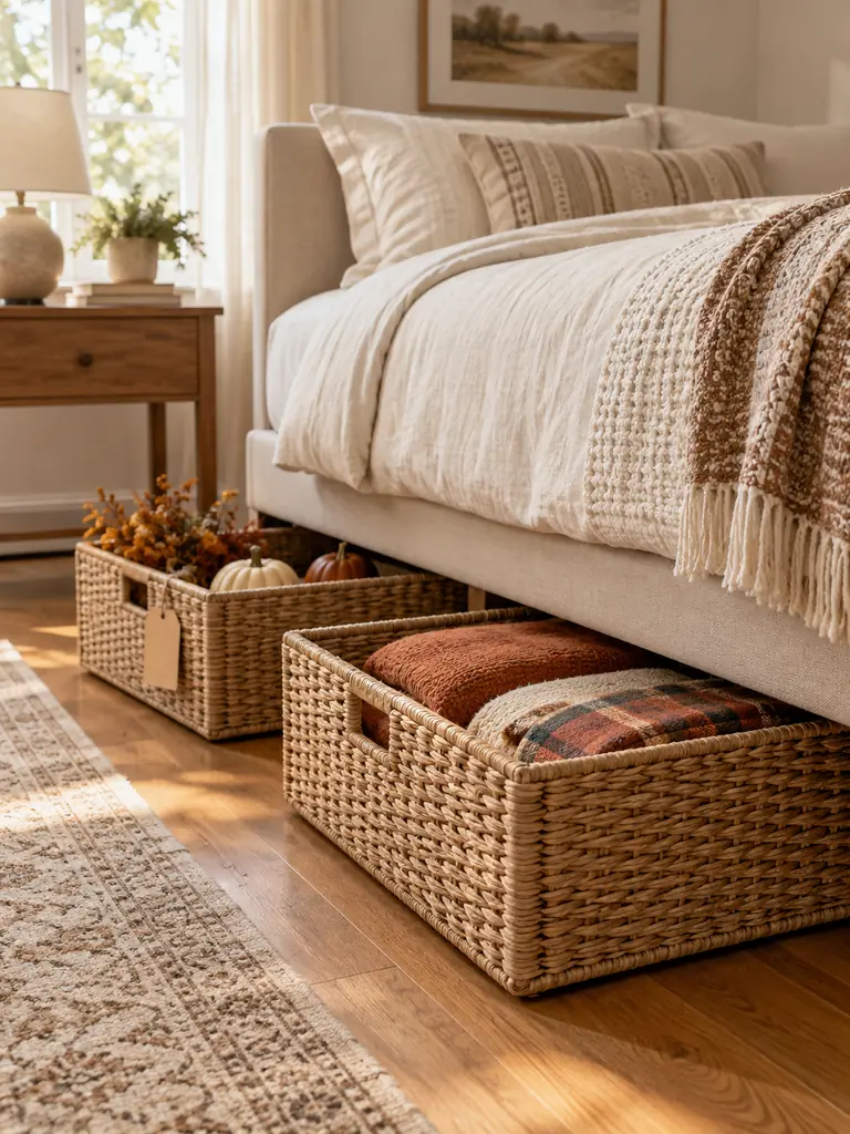 Under-Bed Basket Storage