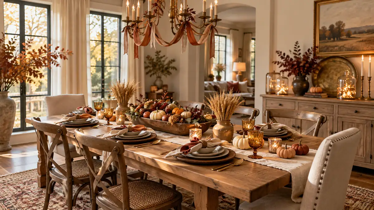 Budget Thanksgiving decorations