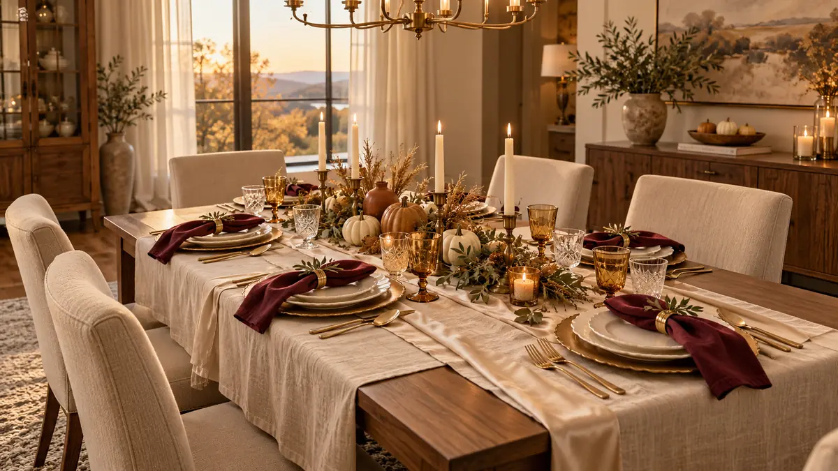 Thanksgiving Table Setting Ideas