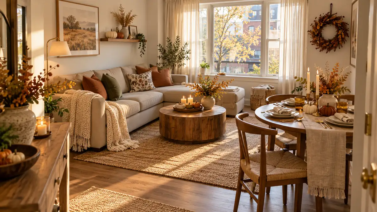 Thanksgiving decor ideas for small spaces