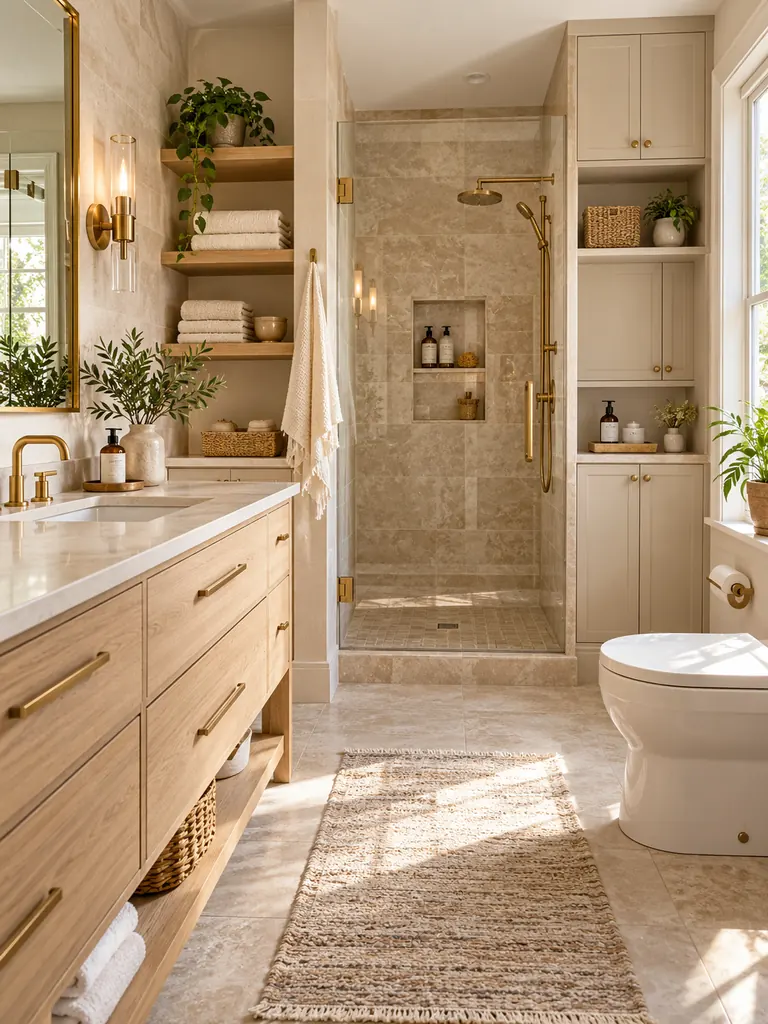 Bathroom Storage Zones