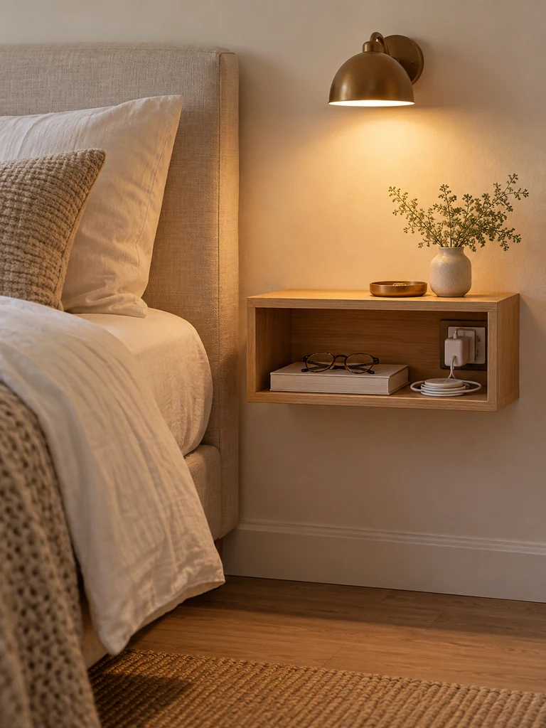 Bedside Wall Cubby