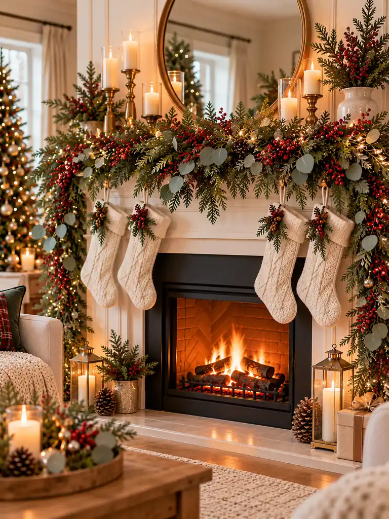 Berry and Eucalyptus Garland