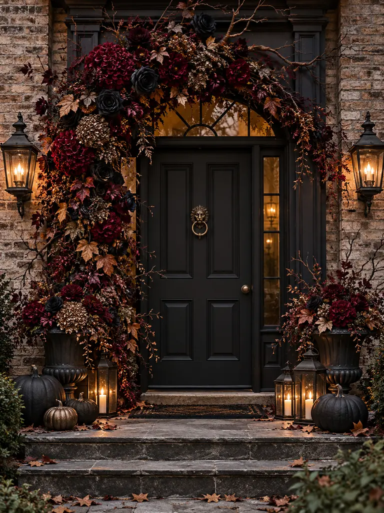 Black Rose Garland