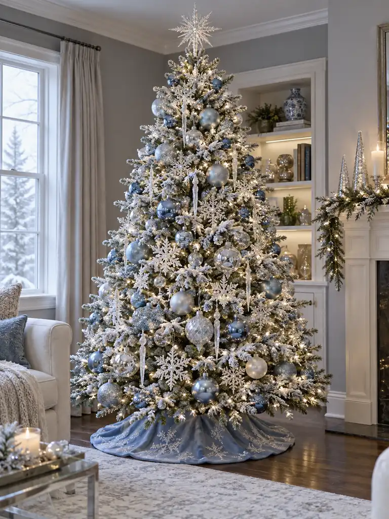Blue and Silver Tree