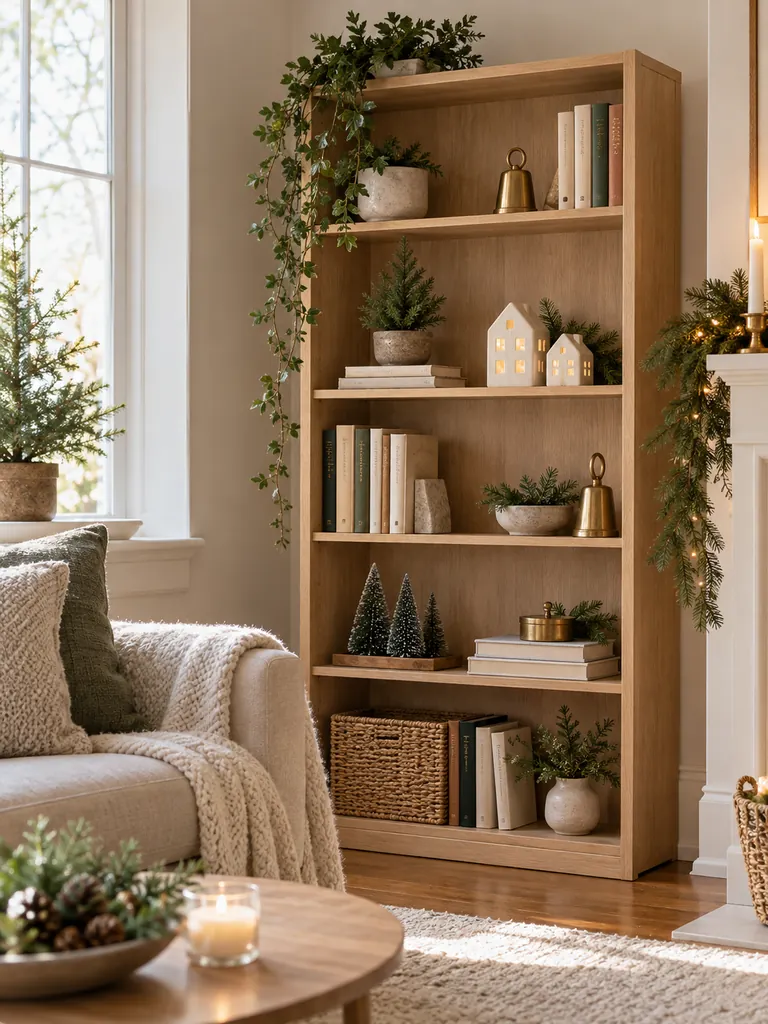 Bookshelf Christmas Layers