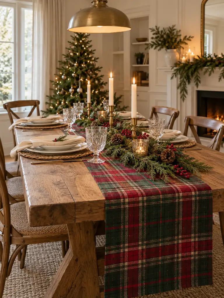 Budget Christmas Table Runner