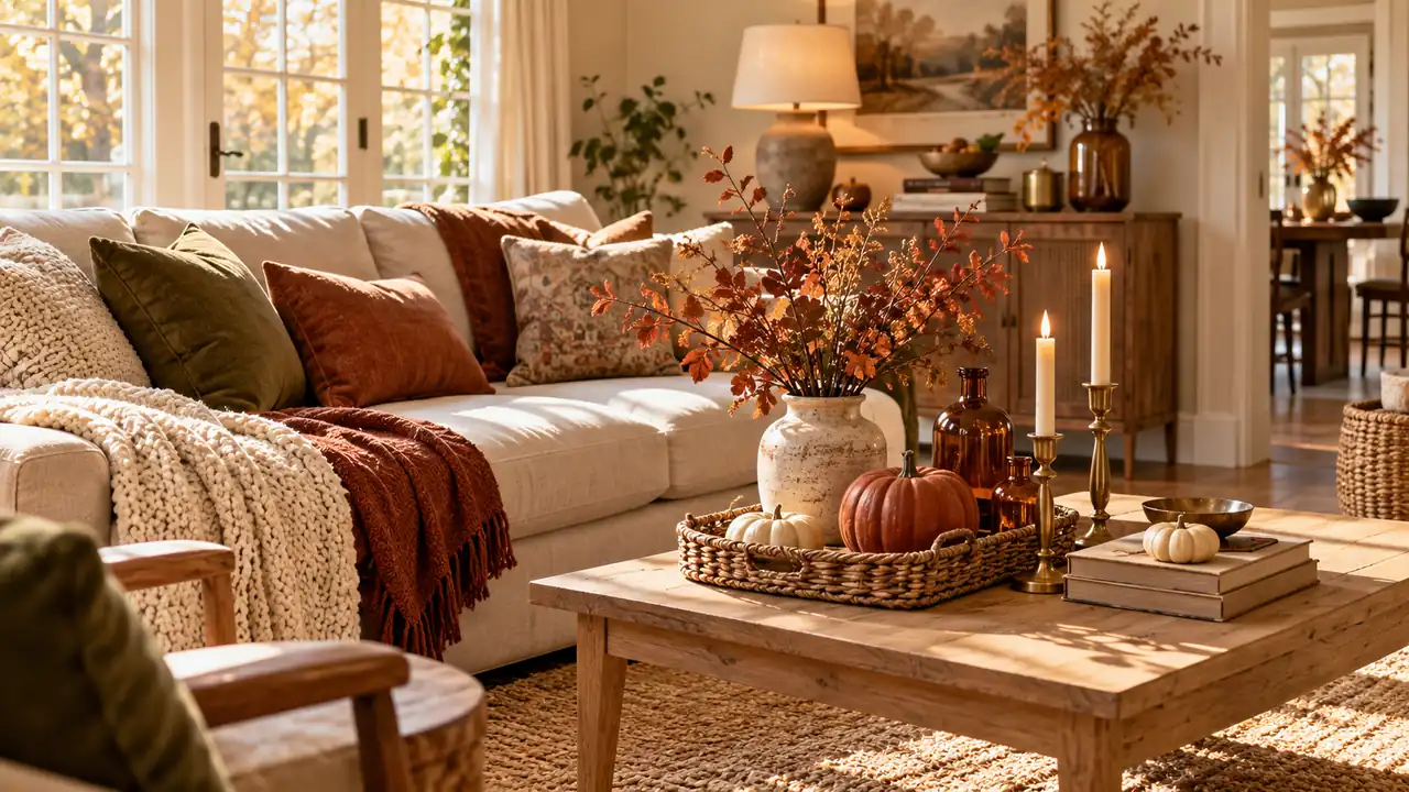 budget fall decor deas