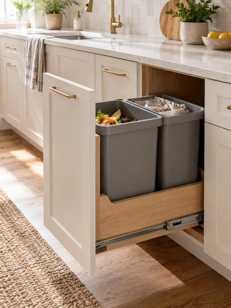 Built-In Trash Pullout