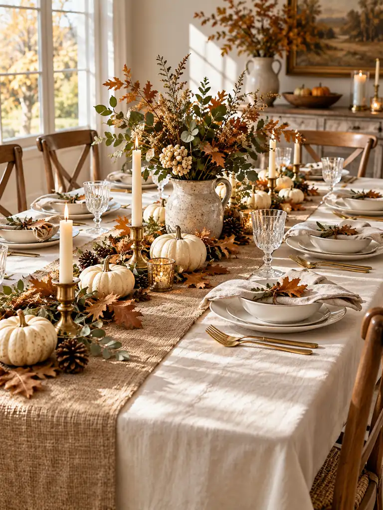 Burlap Table Runner