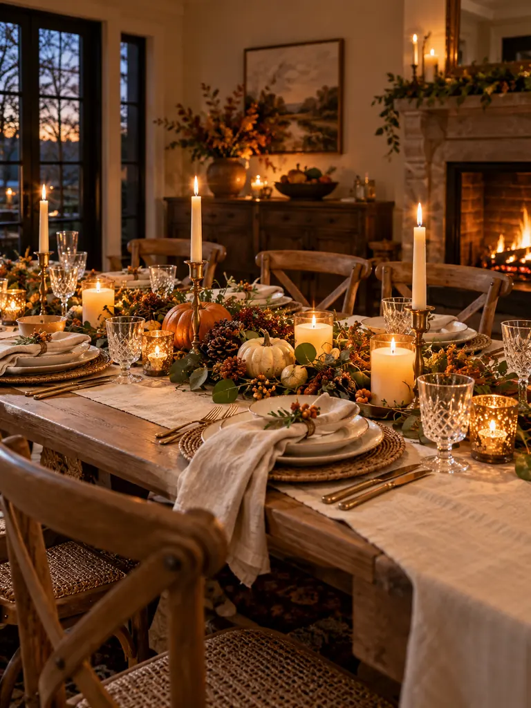 Candlelit Table Glow