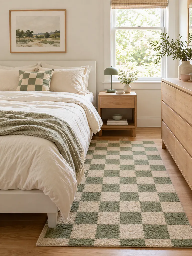 Checkerboard Accent Decor