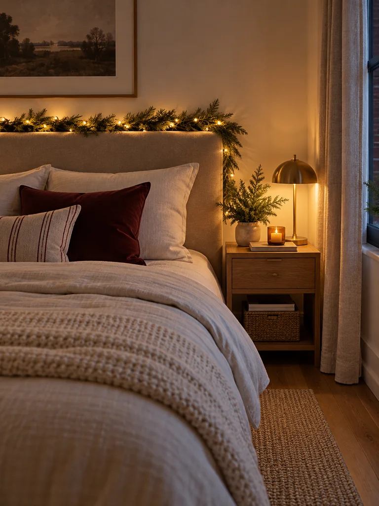 Christmas Bedroom String Lights